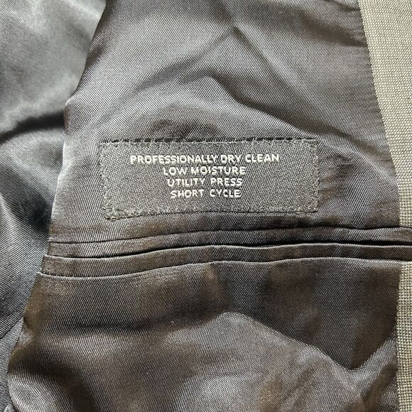 Jos A Bank Mens 40S Blazer Sport Coat Suit Jacket Gray 3 Button Wool Poland - Picture 5 of 9